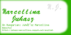 marcellina juhasz business card